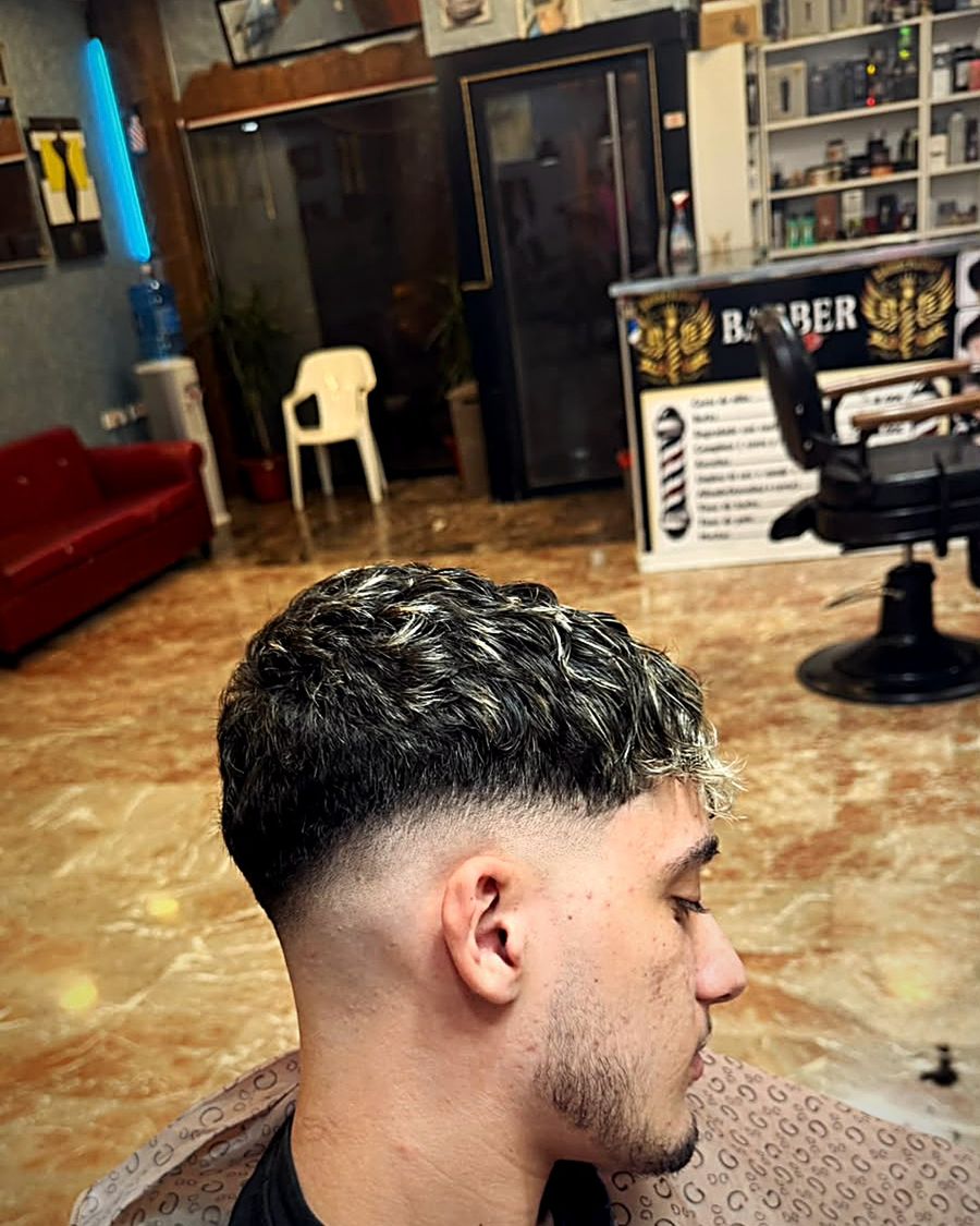 Textura rizada con degradado