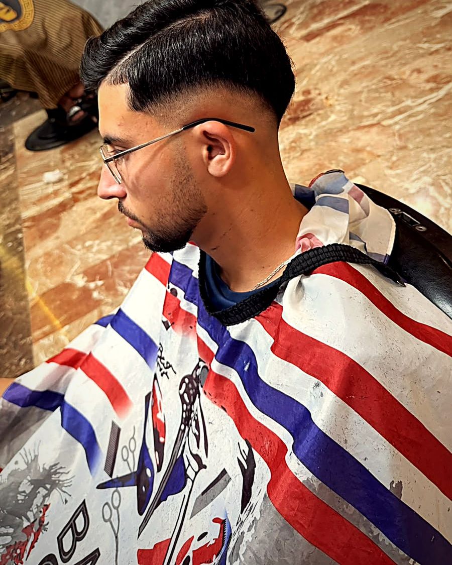 Raya y fade con barba